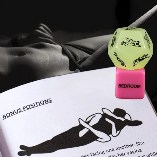Vista 4 de Dados sexuales para parejas adultas, juegos sexuales, juguetes sexuales para parejas, dados sexuales nocturnos, juguetes sexuales