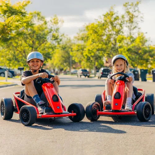 Vista 4 de Gotrax DYNODRIFT Go Kart eléctrico para 8+, máximo 7 millas, 8.1 Mph por
