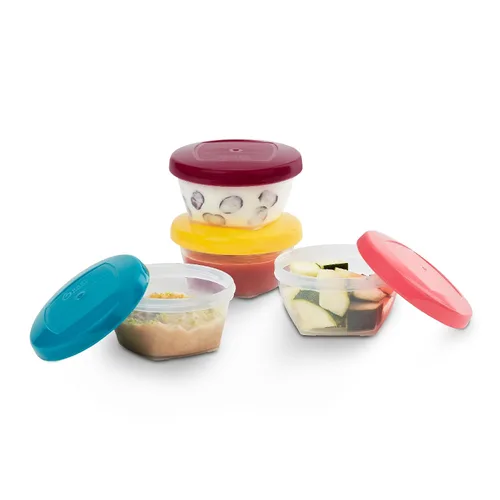 Vista 9 de Babymoov – 4 piezas contenedores de almacenamiento de alimentos.