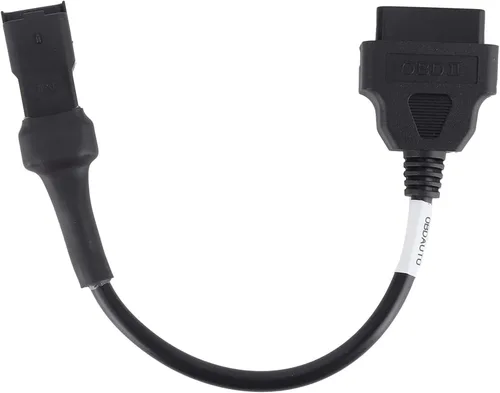 Vista 2 de Cable adaptador de 4 pines a 16 pines para motocicleta, diagnóstico de fallas de motor OBD2 y detector compatible con motocicletas Ducati