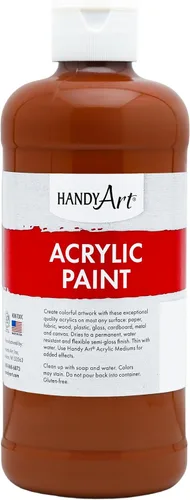 Vista 90 de Handy Art Pintura acrílica, juego de 12 colores, botellas de 16 onzas, acrílico líquido para estudiantes semibrillante, consistencia de flujo