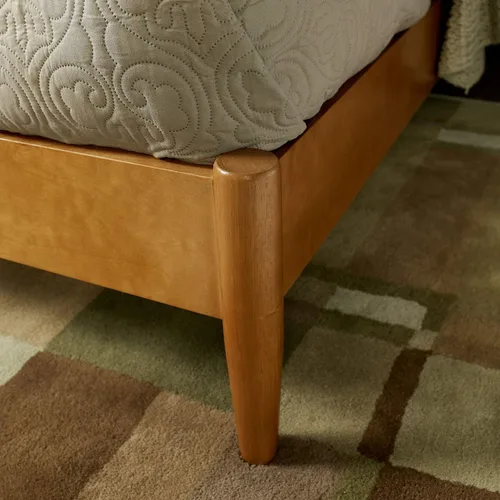Vista 7 de Crosley Furniture Landon - Juego de cama de madera, bellota, tamaño Queen