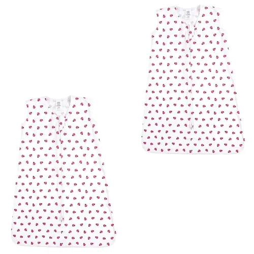 Vista 57 de Luvable Friends - Saco de dormir para bebé sin mangas, diseño unisex, Saco de dormir de algodón sin mangas, saco de dormir, manta, 0-6 meses
