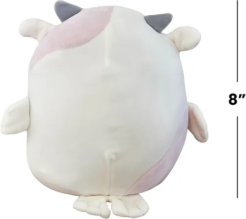 Vista 2 de Squishmallow Official Kellytoy - Escuadrón coleccionable de la vida marina, animales suaves y blandos (Malia Pink Sea Cow, 8 pulgadas)