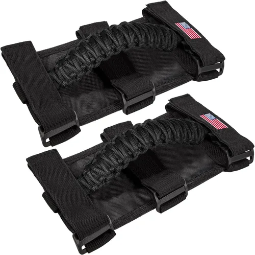 Vista 24 de Asas de agarre para Jeep Wrangler JK JKU JL JLU TJ YJ Sports Sahara Freedom Rubicon Unlimited Gladiator JT 1955-2023 UTV ATV Accesorios Premium 550