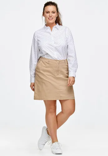 Vista 5 de Ellos Falda pantalón chino de talla grande para mujer