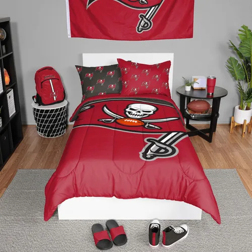 Vista 18 de FOCO Unisex-Adult NFL Team Logo Bed in a Bag Comforter Bedding 3-Piece Set