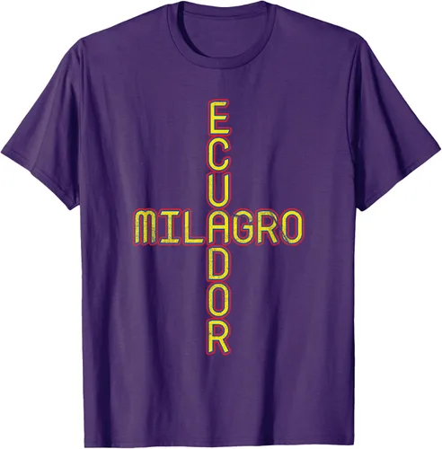 Vista 19 de Milagro Ecuador Travel, Orgullo, Bandera de Ecuador, Camiseta Milagro, Negro