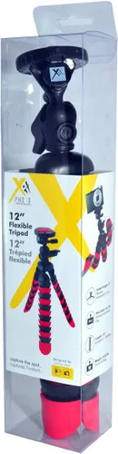 Vista 5 de Soporte flexible Xit con envoltura para piernas, placa de liberación rápida y nivel de burbuja