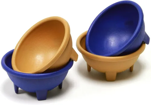 Vista 3 de Chef Craft Cuencos clásicos para salsa/goteo, juego de 2 piezas de 12 onzas, el color puede variar
