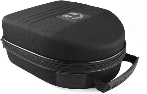 Vista 2 de Geekria Funda protectora protectora para auriculares de gran tamaño, funda protectora de repuesto para viaje con almacenamiento de cables