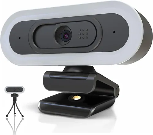 Vista 9 de Cámara USB 1080P compatible con Switch 2/PC/Mac/Laptop Negro 02