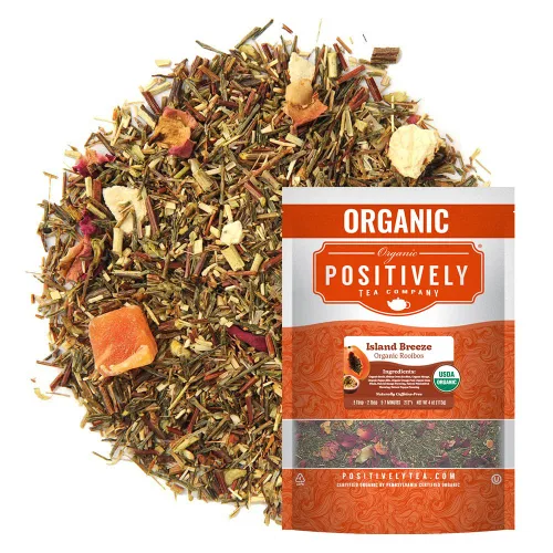 Vista 34 de Bolsas de hojas sueltas para té. Orgánicas por USDA. Positively Tea LLC.