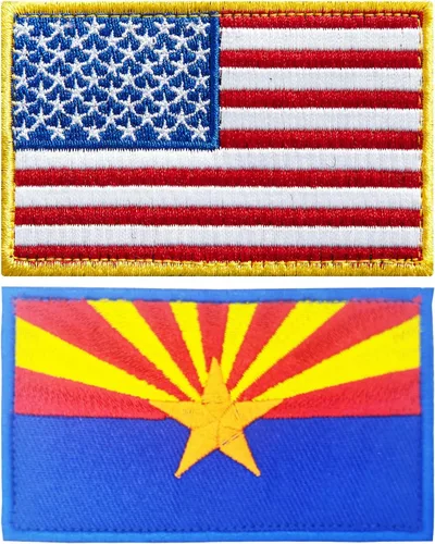 Vista 22 de stidsds Paquete de 2 parches bordados con la bandera de Estados Unidos de Alabama Alabama, bandera de Estados Unidos, bandera de Estados Unidos