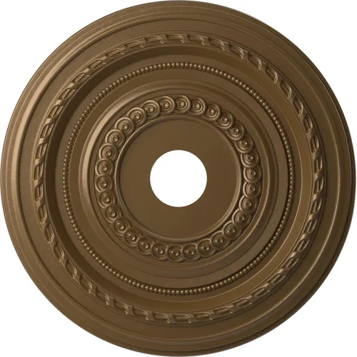 Vista 31 de Ekena Millwork CMP10CO Cole Medallón de techo de PVC termoformado (se adapta a toldos de hasta 4 1/4"), 10 "OD x 3 1/2" ID x 3/4" P