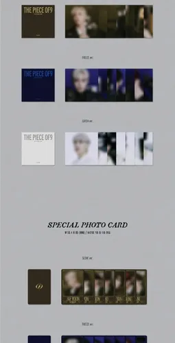 Vista 3 de SF9 THE PIECE OF9 12º Mini álbum FREEZE Versión CD+1p Poster+72p Folleto+1p Postal+1p Especial PhotoCard+1p Selfie PhotoCard+Seguimiento Sellado