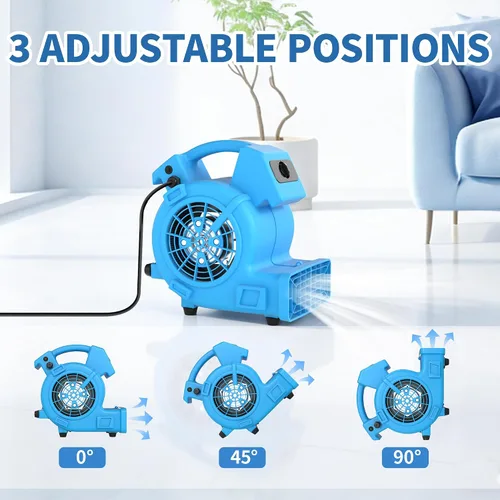 Vista 9 de Bestronair Ventilador del movimiento del aire, secador de piso de alta