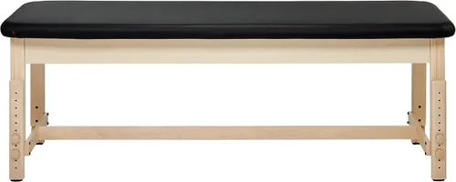 Vista 3 de Master Massage Harvey - Mesa de tratamiento estacionario de tratamiento - Mesa de masaje de terapia de madera maciza para profesionales Negro