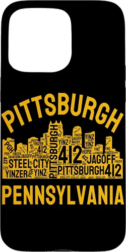 Vista 31 de Carcasa para iPhone 16 Pittsburgh Pennsylvania Steel City Skyline 412 Yinz Home