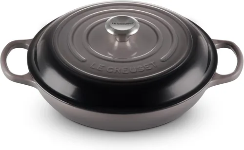 Vista 40 de Le Creuset Signature - Sartén de hierro fundido esmaltada con mango de hierro, 3,5 qt., alcachofa