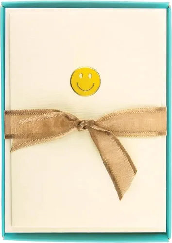 Vista 6 de Graphique Tarjetas de Apple, paquete de 10 tarjetas con sobres, saludos para todas las ocasiones, interior en blanco, relieve de lámina dorada
