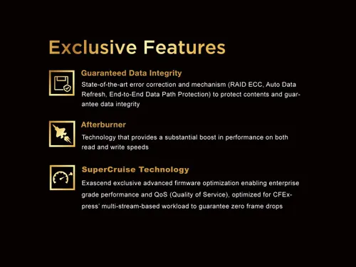 Vista 7 de Exascend Essential - Tarjeta CFexpress de 2 TB / 1 TB / 512 GB / 256 GB tipo B, hasta 1,800 MB/s, compatible con cámaras Canon, Nikon, Panasonic