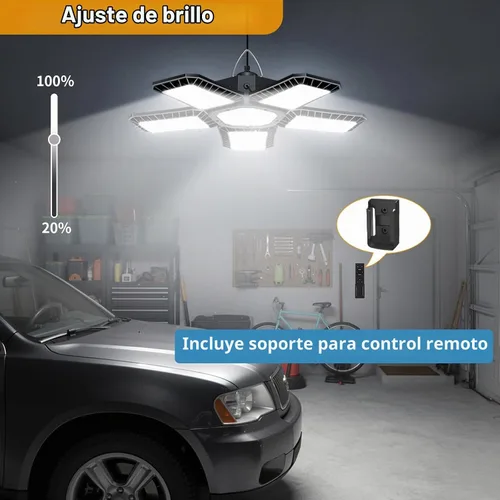 Vista 7 de Luz solar de cobertizo para interiores y exteriores, Aqonsie - Lámpara colgante solar de gran tamaño con sensor de movimiento de 267 LED, funciona