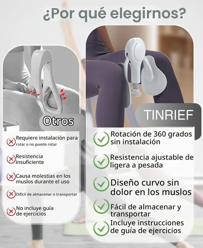 Vista 7 de Dispositivos de ejercicio para suelo pélvico, ejercitador muscular Kegel, 15-70 libras, ajustable para mujeres/hombres, ejercitador interno