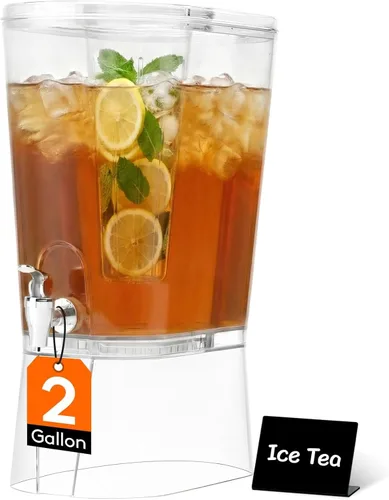 Vista 17 de Lifewit Dispensador de bebidas de 2 galones con espita a prueba de fugas e
