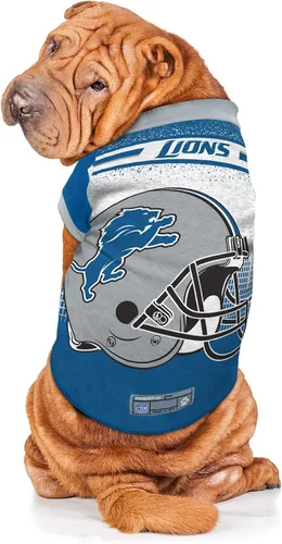 Vista 3 de Littlearth NFL Detroit Lions Pet Performance T-Shirt