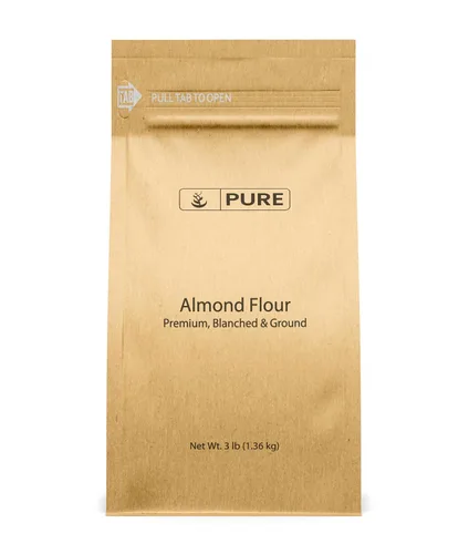 Vista 4 de Pure Original Ingredients, Harina de almendras, blanqueada, extra fina, 1 libra Para hornear, cocinar y recetas cotidianas