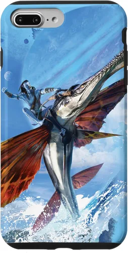 Vista 12 de iPhone 16 Avatar: El camino del agua Jake Sully Riding Skimwing Funda pintada