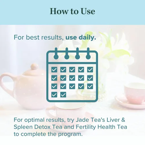 Vista 8 de Jade Tea - Té de polifenol orgánico - Hoja de menta, anís estrellado, clavo y flor de guisante mariposa - Rico en antioxidantes - 25