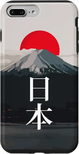 Vista 12 de Funda para iPhone 16 Mt Fuji (Fujisan), Sun y Kanji japonés