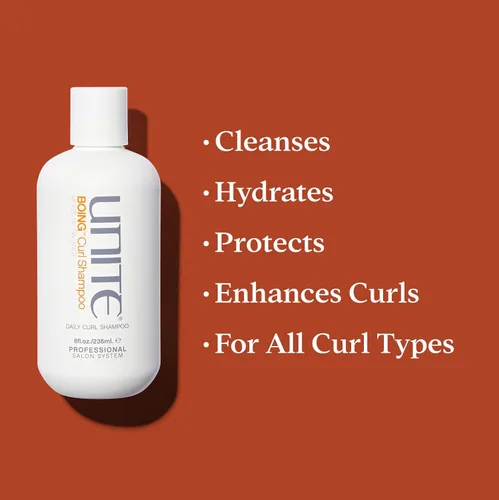 Vista 3 de UNITE Hair Champú para rizos BOING, 8 onzas líquidas