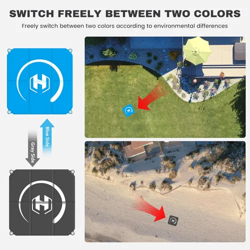 Vista 5 de Almohadilla de aterrizaje plegable para drones, gris-azul azul-gris