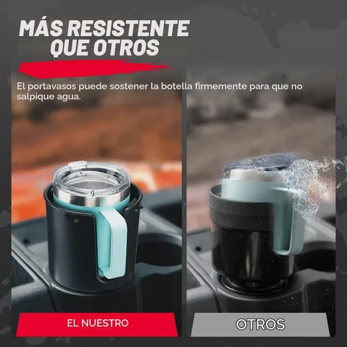 Vista 8 de KEMIMOTO Expansor universal de portavasos – Se adapta a botellas Hydro Flask, Yeti, de 18-40 onzas, 3.0 a 3.8 pulgadas de diámetro, apto