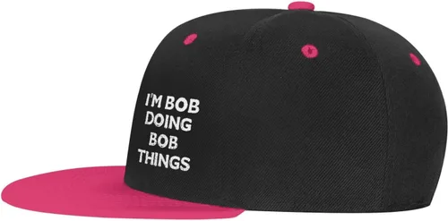 Vista 3 de Unisex Im_Bob_Doing Bob Things Logo Baseball Cap Hat Adjustable Fashion Outdoors Sandwich Cap