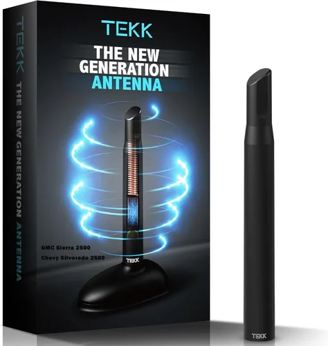 Vista 35 de TEKK Short Antenna Compatible with Cooper 2023 / Designed for Optimized FM/AM Reception / 4.8 Inches