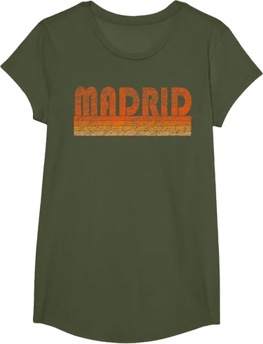 Vista 98 de clásico Retro Madrid playera, hombre 3XL, Asphalt Negro