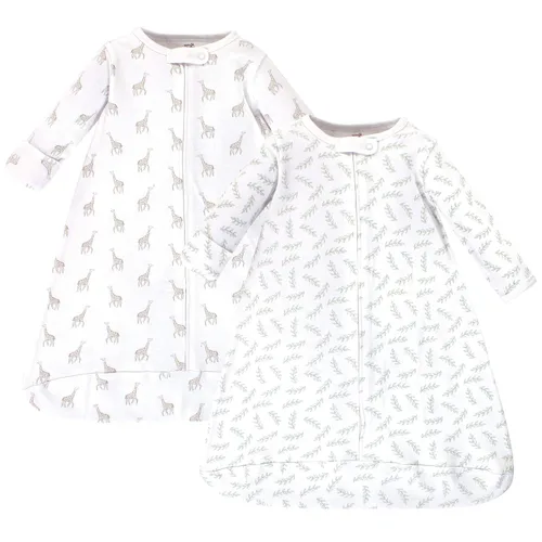 Vista 12 de Touched by Nature Saco de dormir unisex de algodón orgánico de manga larga para bebé, manta, mariposas brillantes, 0-3 meses Bright Butterflies