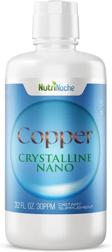 Vista 8 de NutriNoche Suplemento de cobre líquido cristalino puro - 30 PPM - Minerales coloidales