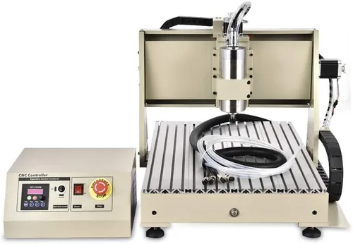 Vista 4 de Futchoy 4-Axis USB CNC 6040 Router máquina de grabado PCB Fresadora con controlador 110V 1.5KW VFD Enrutador refrigerado por agua Máquina de grabado