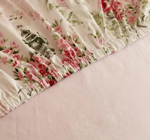 Vista 7 de FADFAY - Juego de sábanas con diseño floral, bolsillo profundo y 100% algodón, 4 piezas