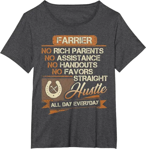Vista 5 de Funny Farrier T-Shirt for Men Dad Brother Uncle Papa Negro