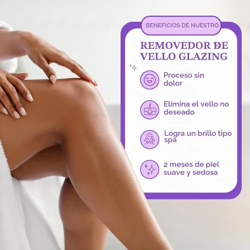 Vista 4 de MOOM USDA - Kit de depilación de azúcar orgánico con lavanda para mujeres