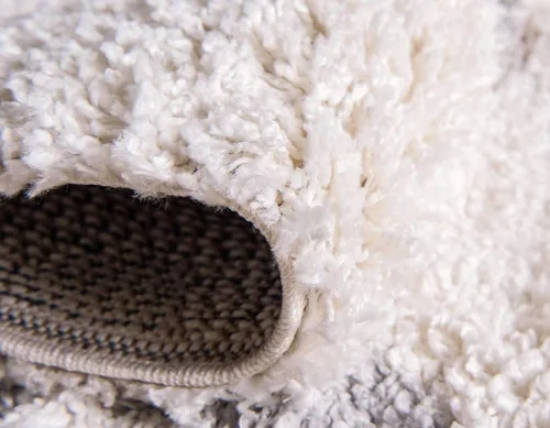 Vista 6 de Unique Loom Hygge Shag Collection - Alfombra moderna de inspiración marroquí, diseño geométrico, felpa y acogedora