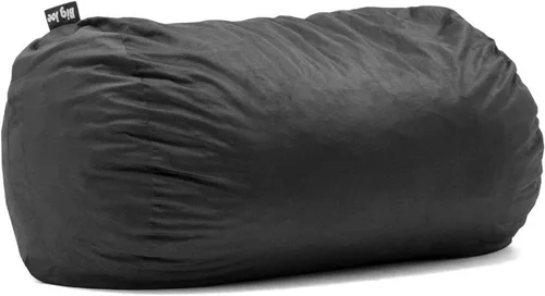 Vista 17 de Big Joe Fuf Silla Puf de Espuma de 5 Pies de Tamaño Extra Grande con Funda Extraíble para Niños, Adolescentes, Adultos, Onyx Lenox, Poliéster Tejido
