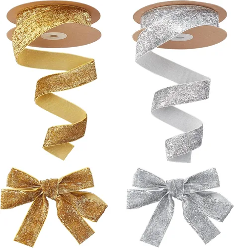 Vista 17 de arricraft - 4 rollos de 40 yardas de cinta de agradecimiento, cinta plana de poliéster impresa de 5/8 pulgadas con estampado dorado para accesorios