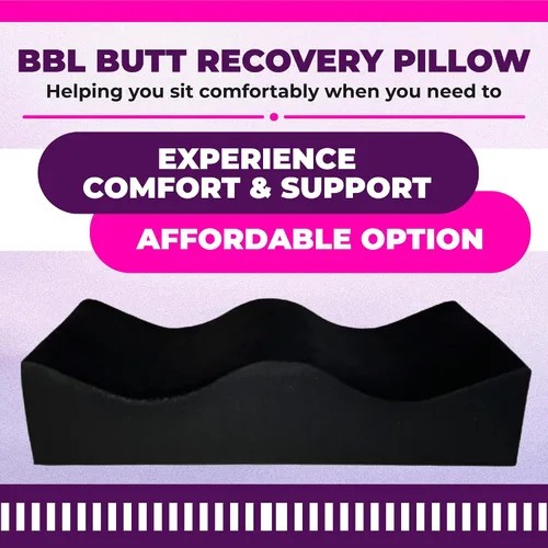 Vista 3 de BBL Almohada después de la cirugía, cojines de levantamiento de glúteos Cojin Post Operatorio BBL, almohada suave para cirugía, almohadas de botín